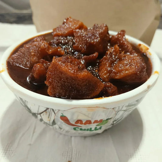 Homemade Boneless Chicken Pickle - Village Style - AAMCHILLI