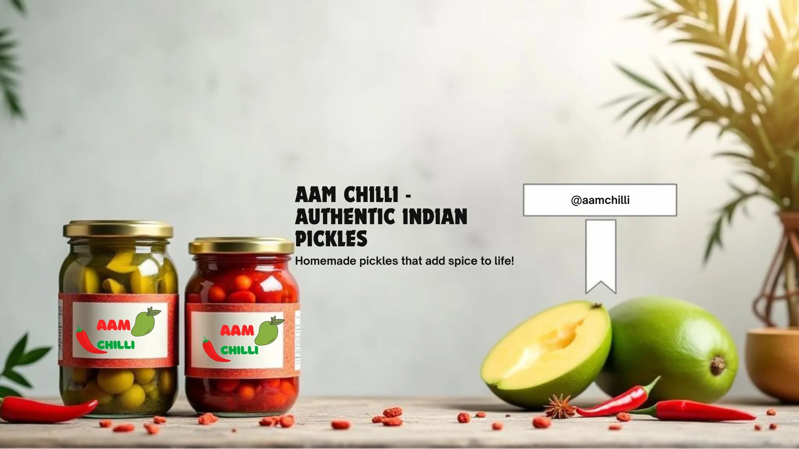 YouTube_Banner_-_Aam_Chilli_-_Authentic_Indian_Pickles - AAMCHILLI