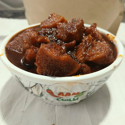 Homemade Boneless Chicken Pickle - Village Style - AAMCHILLI