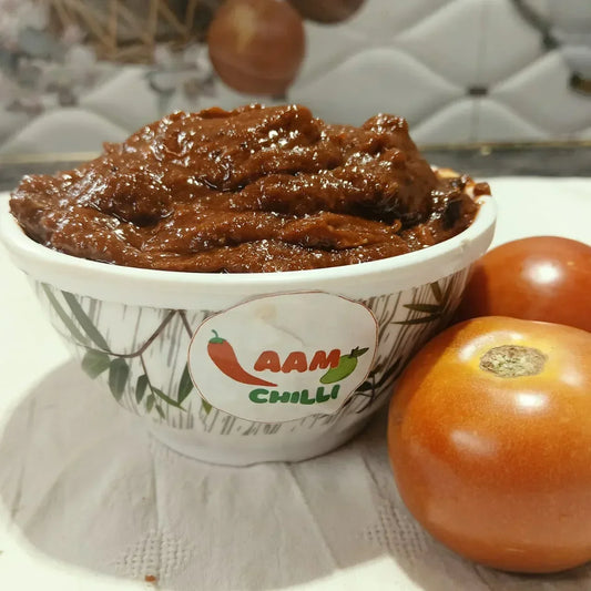 Home made Tomato Pickle -Village Style - AAMCHILLI